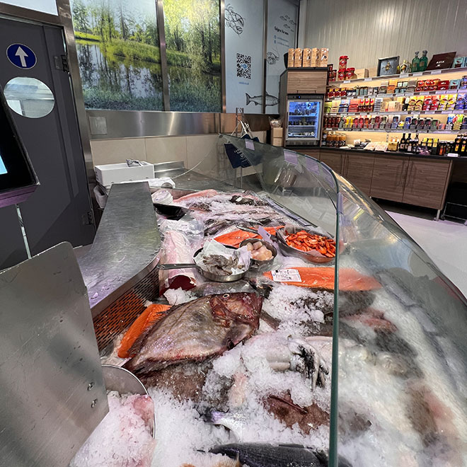 Das hauseigene Geschäft am Großmarkt Wien